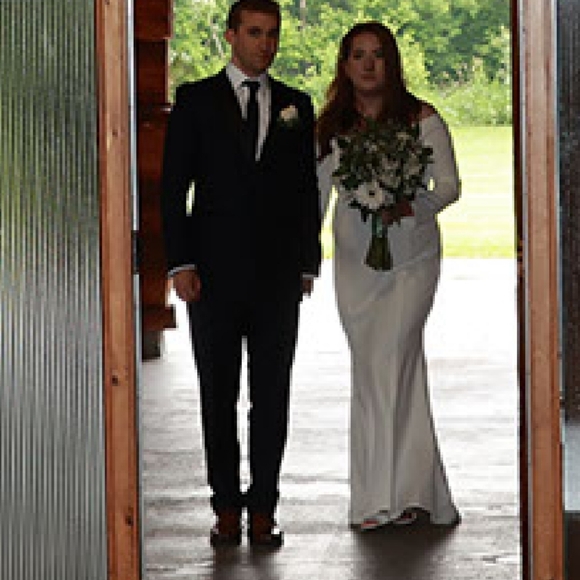 DB Studio Wedding Dress size 10, ivory - Picture 2 of 5